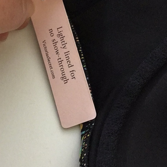 Victoria Secret Floral Halter Bikini Top 32D Boho Colorful Vacation NWT - Picture 8 of 8